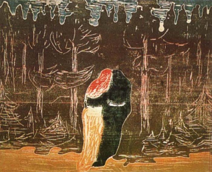 Edvard Munch Forest China oil painting art